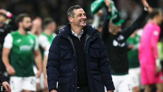 Jack Ross during his time at Hibernian FC