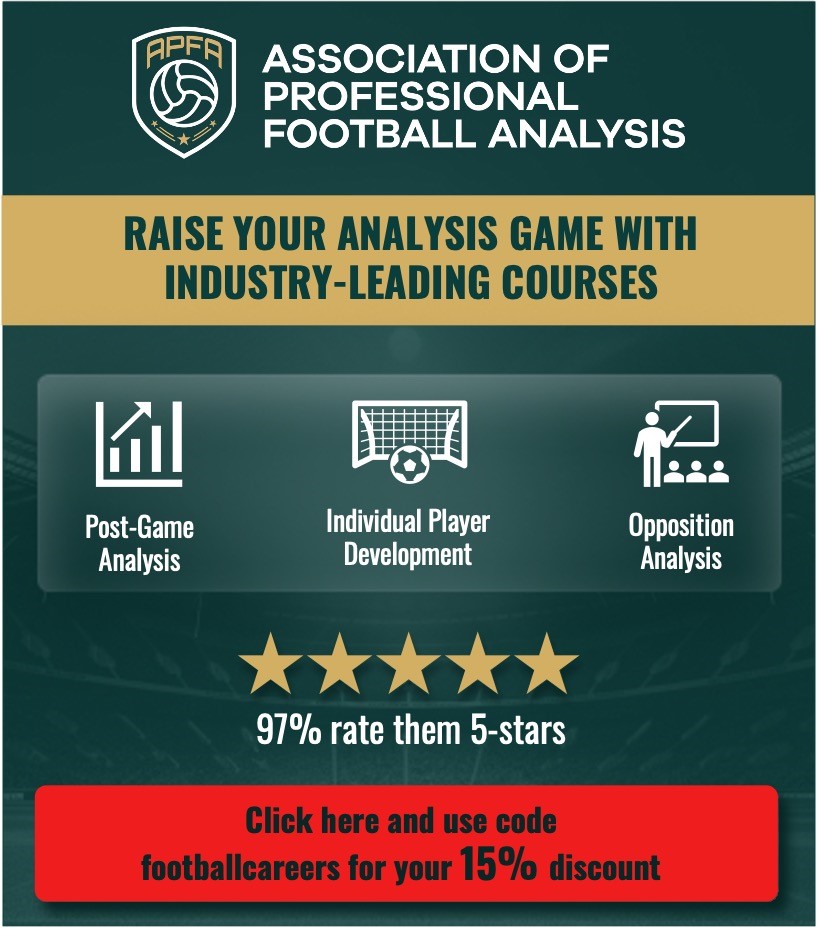Find out more about the Association of Professional Football Analysis